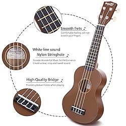 Strong Wind Soprano Ukulele 21 Inch Basswood