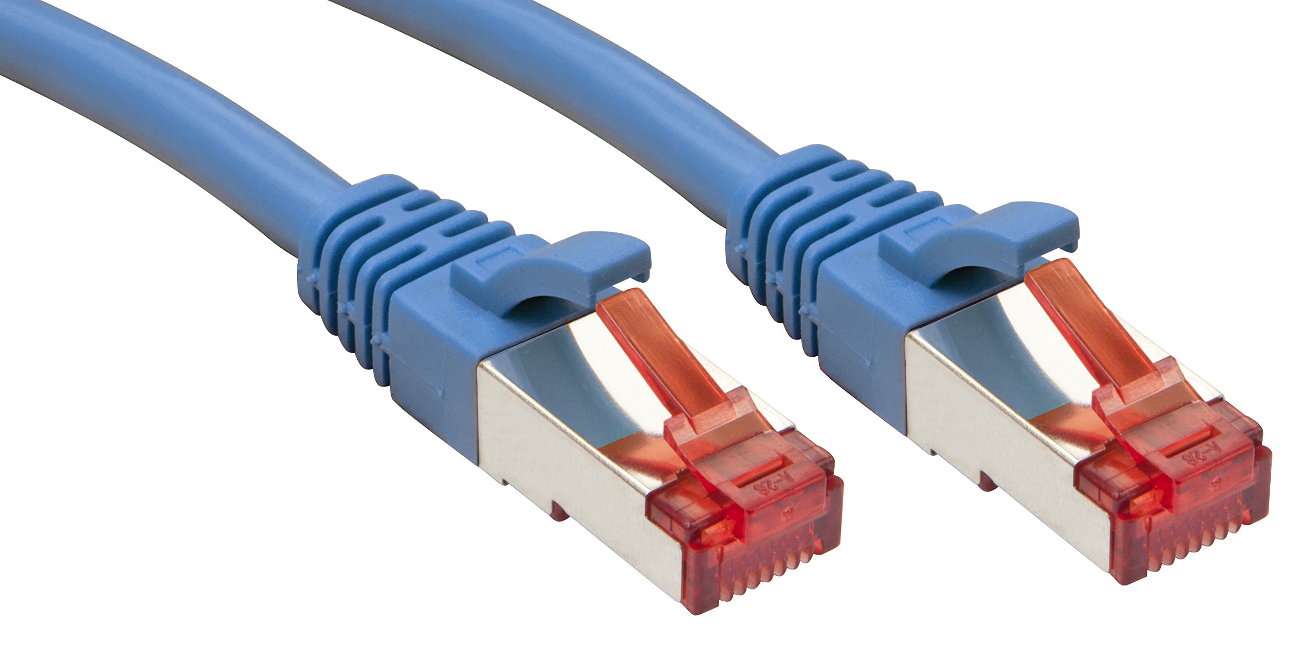 LINDY Cat. 6 S/FTP Patch Cable, Ethernet Cat6 Cable, Blue, 15 m