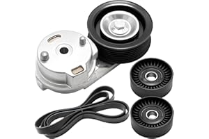 Hoypeyfiy 53032130AC Drive Belt Tensioner Pulley and Serpentine Belt, Replacement for Dodge Ram 1500 2500 3500 5.7L V8 2003 2