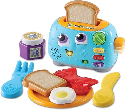 LeapFrog Yum-2-3 Toaster Learning Toy with Sounds and Colours