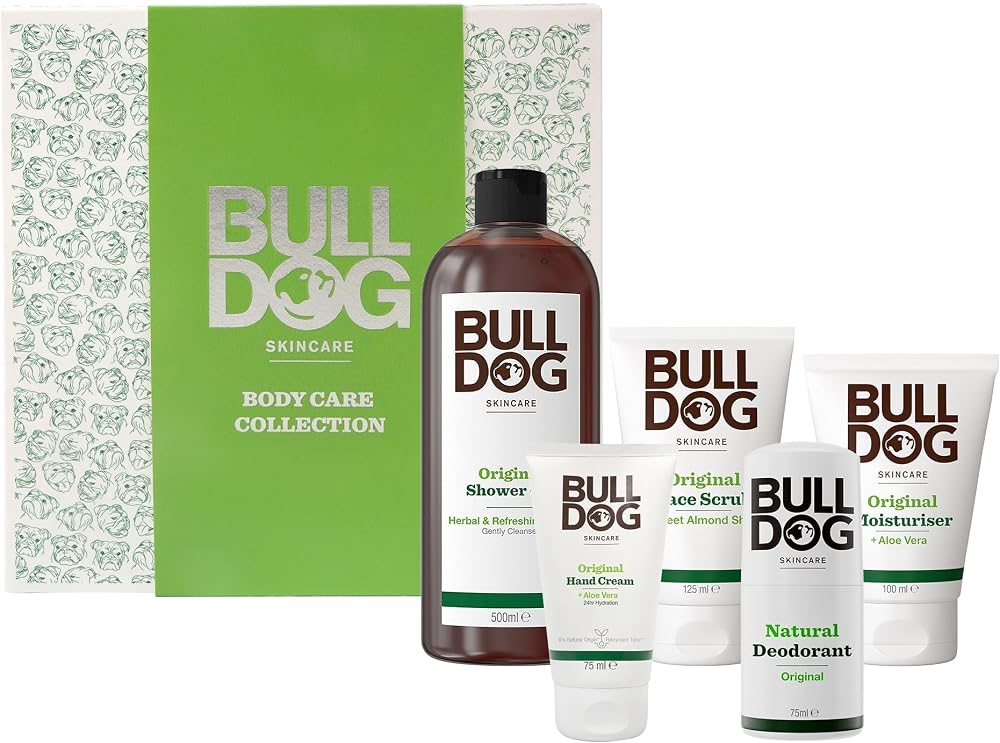 Bulldog Skincare Men's Original Body Care Collection Gift Set 5 Piece