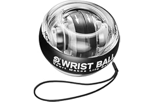 JIN BD Wrist Trainer Ball Auto-Start Gyroscopic Forearm Exerciser Gyro Ball for Strengthen Arms, Fingers, Bones and Muscles