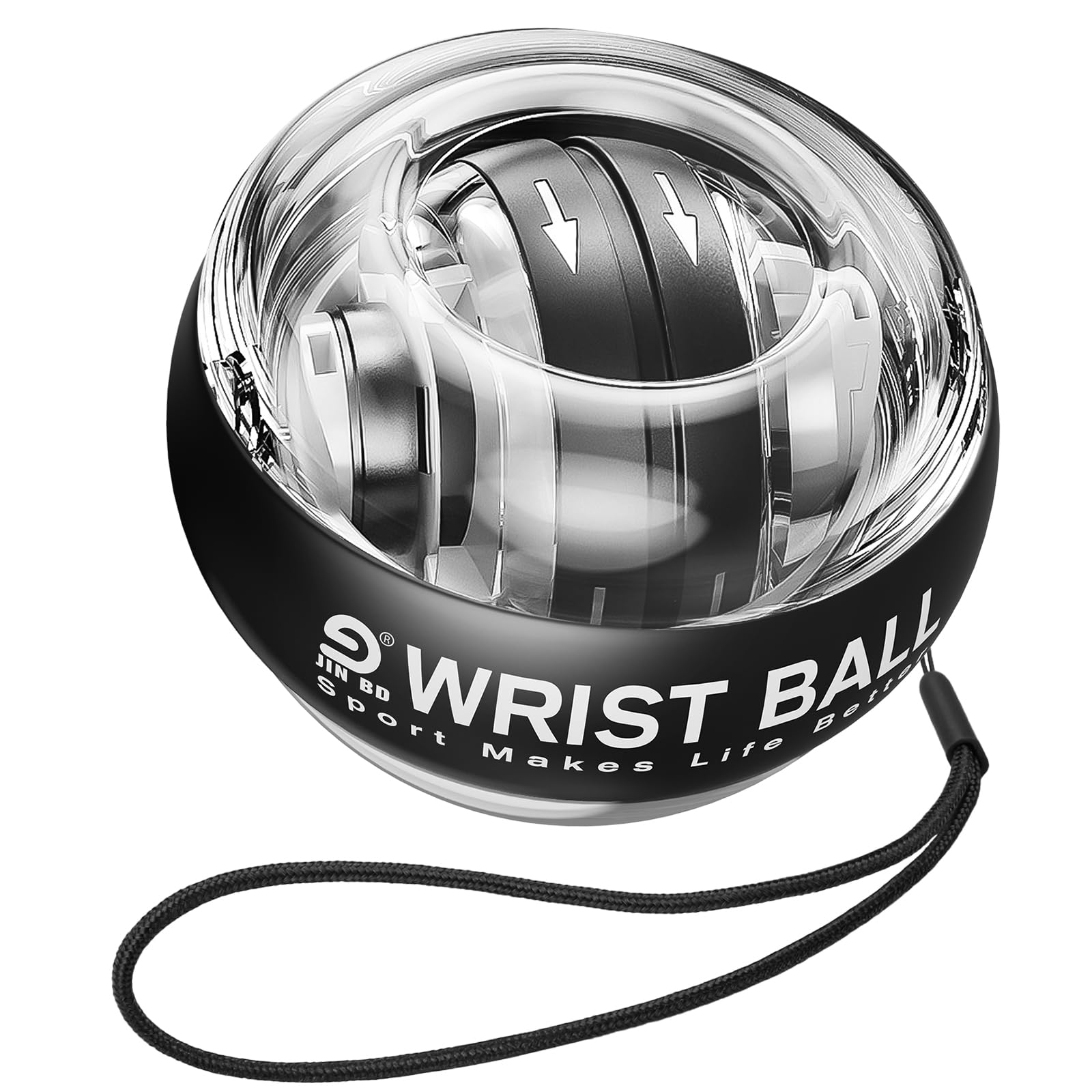 thumbnail image 2 of Jaimooiy Auto-Start Wrist Trainer Ball Gyro Ball Exercise 2 of 14