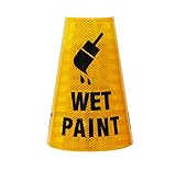 RK Safety “Wet Paint” Bright Reflective Cone