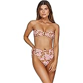 Gottex Flirtt Bandeau Bikini Top -Adjustable Removable Straps, Back Hook Closure, U Wire Insert, Bottoms Sold Separately