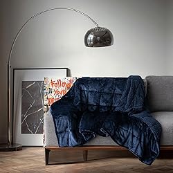 Sivio Weighted Blanket for Adult 15 lbs, Sherpa