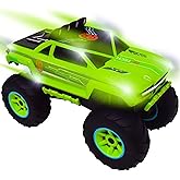 Maxx Action 12" Motorized 'Lights & Sounds' Off-Road Monster Truck - Green