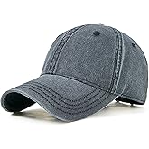 Oversized XL XXL 100% Cotton Basebal Cap Large Dad Washed Sport Cap Unconstructed Low Profilel Hat for Big Head(23.5"-25.5")