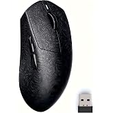 ZORNHER X Mloong MX301 PRO Lightweight Gaming Mouse,Up to 26000 DPI, Wireless,Carbon Fiber Texture Finish,PAW 3315,60g,500mAh Battery,Small Mouse with Anti-Slip Grip,Wired/BT/2.4GHz for PC,FPS