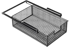 Llazsybz Hanging Pullout Drawer Rack Sliding Under Shelf for Counter Dresser Cupboard