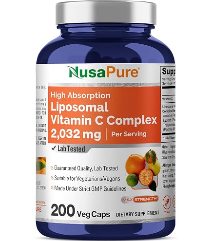 Amazon.com: NusaPure Reduced Glutathione 500mg 180 Veggie Capsules  (Vegan,Non-GMO) L-Glutathione : Health & Household