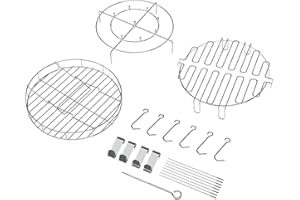 EASIBBQ Turkey Fryer Accessories Kit with Bunk Bed Basket for Char-Broil The Big Easy Oil-Less Turkey Fryer, Stand, Skewers, Hooks for Big Easy Oil-Less Outdoor Fryer Accessories, Turkey Fryer Roasting Rack