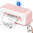 Phomemo Pink Bluetooth Thermal Label Printer 4x6, Shipping Label Printers for Small Business, Wireless Thermal Printer Compatible with Android&iOS Amazon, Ebay, Shopify, Etsy, UPS, FedEx, DHL, etc