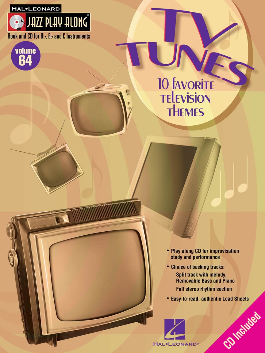 TV Tunes: 10 Favorite Television Themes [With CD] (Hal Leonard Jazz Play-Along): Jazz Play-Along Volume 64