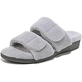 Vionic Women's Indulge Dessie Slipper -Comfortable Spa Slippers That Include a Built-in Concealed Orthotic that helps Correct Pronation and Alleviate Heel Pain Caused by Plantar Fasciitis, Med Width