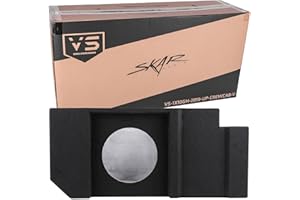 Skar Audio Single 10" Ported Subwoofer Enclosure Compatible with 2019-2025 Chevrolet Silverado/GMC Sierra Crew Cab Trucks