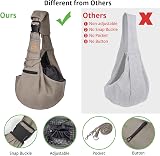 CUBY Puppy Carrier Adjustable Reversible Sling for Small Medium Dogs view 2
