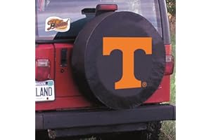 HBS Holland Bar Stool TCYTennesBK-32 1/4 x 12 Tennessee Tire Cover-Black