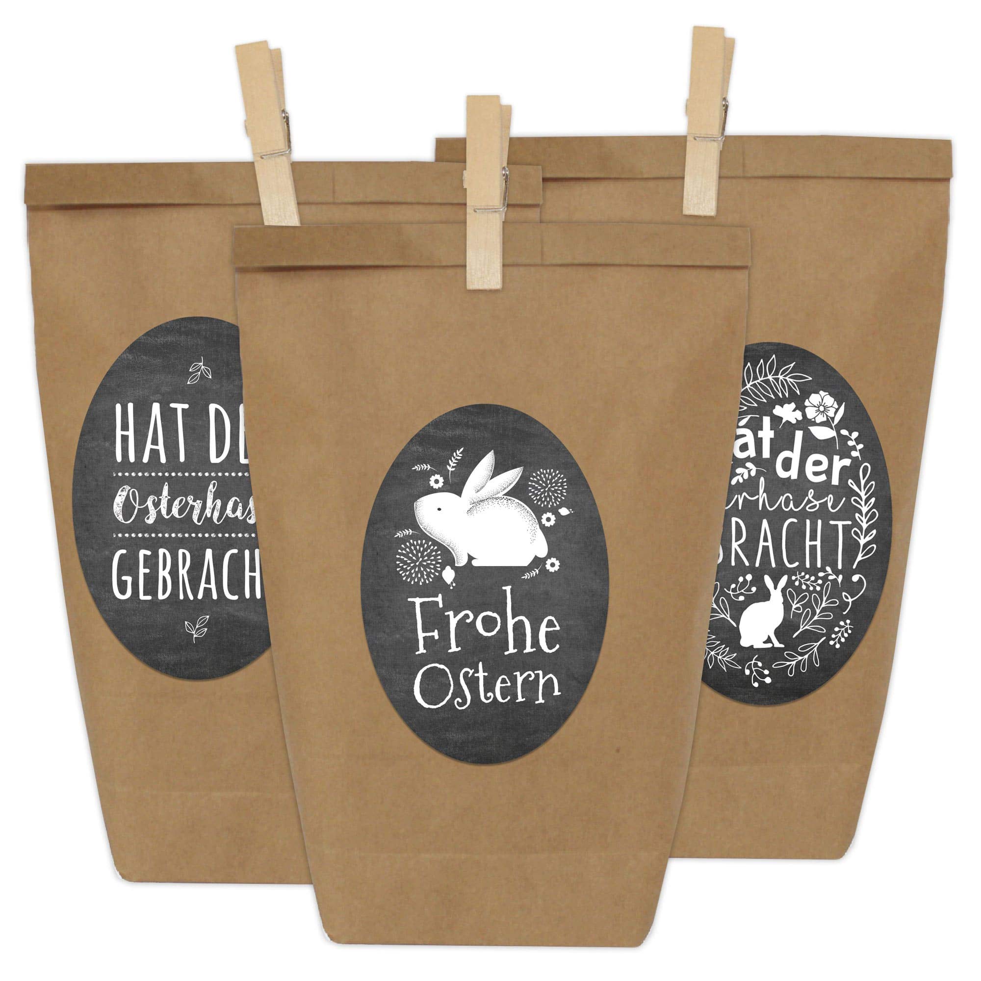 Papierdrachen DIY Easter gift bags to fill yourself - for the packaging of gifts for children and adults