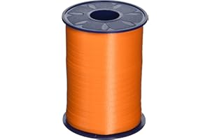Morex Poly Crimped Curling Ribbon, 3/16-Inch by 500-Yard, Orange, 500-Yard, 1-Pack