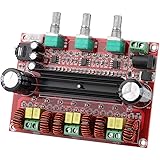 Clyxgs TPA3116D2 2.1 Digital Power Amplifier Board, 2x80W+100W(Bass) Audio Stereo AMP Module for Audio System DIY Speakers 12