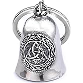 AilRabbit Motorcycle Celtic Bell - Motorcycle Key Chain The Evil Road Spirits of The Road Will be trapped in The Bell