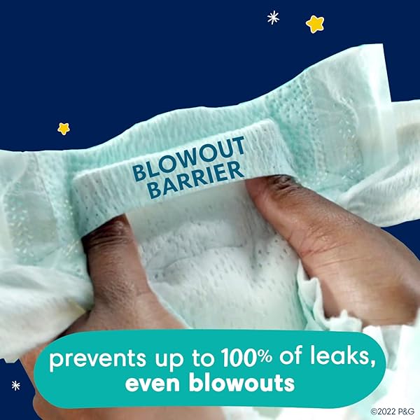 PAMPERS OVERNIGHT DIAPERS – SWADDLERS OVERNIGHTS – SIZE 3, 66 COUNT, DISPOSABLE BABY DIAPER, NIGHT TIME LEAK AND SKIN PROTECTION