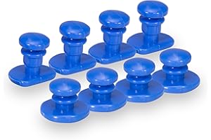 BARWALT Replacement Buttons, 8 Pack, Made in The USA Ultralight Knee Pads, BWT20993