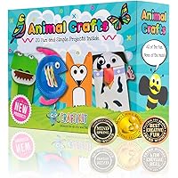 Craftikit ® Arts and Crafts for Kids - 20 Award-Winning All-Inclusive Fun Toddler Craft Box for Kids - Organized Art Supplies