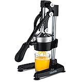 Gourmia GMJ9970 Large Citrus Juicer – Commercial Grade Press Orange, Grapefruit and Lemon Press Juicing -Extracts Maximum Jui