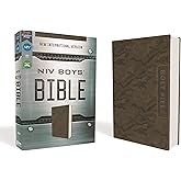 NIV, Boys' Bible, Leathersoft, Brown Camo, Comfort Print
