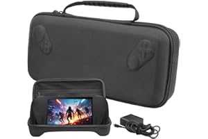 ASHATA for ROG Ally Carrying Case, Water Proof Shockproof EVA Hard Storage Bag with Built in Foldable Divider, for ROG Ally a