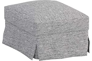 HOMETOWN MARKET Durable Farlov Ottoman Replacement Cover Made for IKEA Farlove Sofa Footstool Slipcover Only! (Polyester Flax)