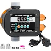 WiseWater Smart Pump Controller,110V-240V,1" NPT Adapters,Digital Display | 2 adjustable pressure modes, automatic smart control, fits residential, garden &amp; industrial water supply