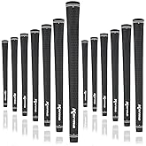 Karma Velour Black Midsize (+1/32'') Stick Grips Golf Grips (13 Pack)