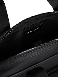 Tommy Hilfiger Mens Repreve Computer Bag, BLACK One
