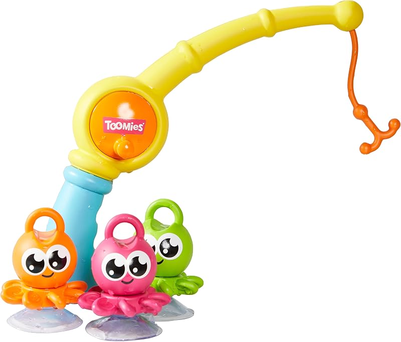 Toomies 3 in 1 Fishing Frenzy Bath Toys Octopals Water Squirter 18m+