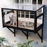 Cat Window Box Window Catio Outdoor Cat Enclosure for Indoor Outdoor Cats