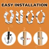 JJ PRIME 48 Assorted Wall Mounted Tool Clips Springs Terry Clips Set view 6