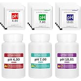 ORAPXI 15 Pack pH Calibration Buffer Powder Calibration Solution for Precise Meter Calibration, 4.00pH/7.00pH/10.01pH with Three 250ml Bottles - Professional pH Tester Calibration Kit