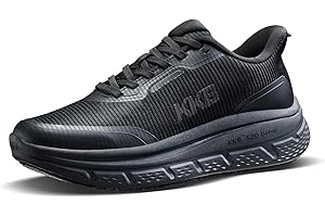 KKB Oil-Safe Grip Non Slip Work Shoes Women Slip-On Walking Shoes for Women Waterproof Sneakers for Restaurant Kitchen Nursing with Arch Fit Support Orthopedic