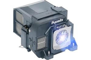 Pugody ELPLP77/V13H010L77 Replacement Projector Lamp Bulb for Epson Powerlite EB-1970W 1975W 1980WU 1985WU 4550 4650 4750W 4770W 4855WU 4950WU 4955WU G5910 HC1440 PC 1985 H543C H544C H545M H546M H563C