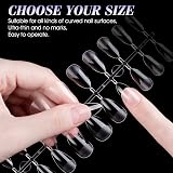 gelike ec Gel Nail Tips Kit 240PCS Clear Full Cover Almond Shape 12 Sizes view 4