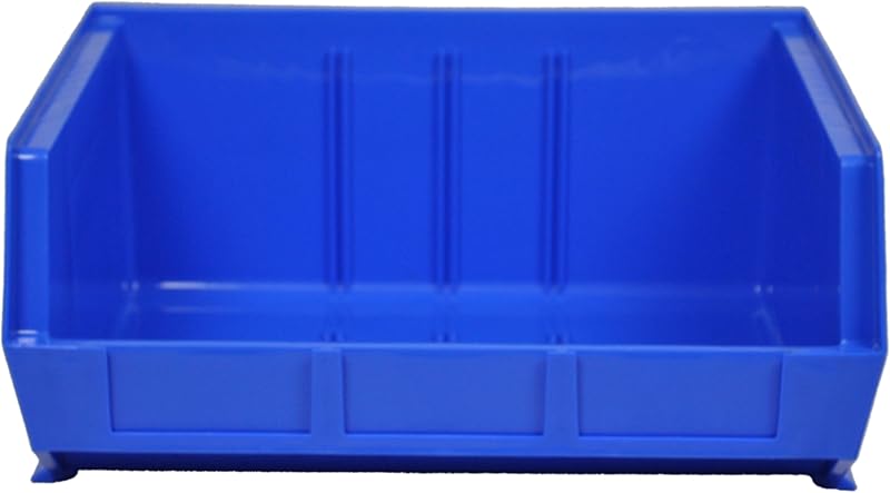 Rhino Tuff Bin 60 Plastic Storage Parts Bins - Pack of 5 - Large Stacking
