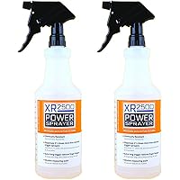 Sprayco Power Spray Bottles with High Output and Dilution Scale, Fully Adjustable and Chemically Resistant, 32oz, 2-Pack
