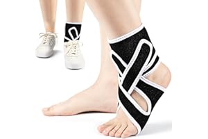 Vertintong Left Foot AFO Drop Foot Brace for Walking with Shoes and Socks Adjustable Ankle Brace Provides Foot Drop Support Walk Brace Foot Supports for Men or Women Sleeping Relief