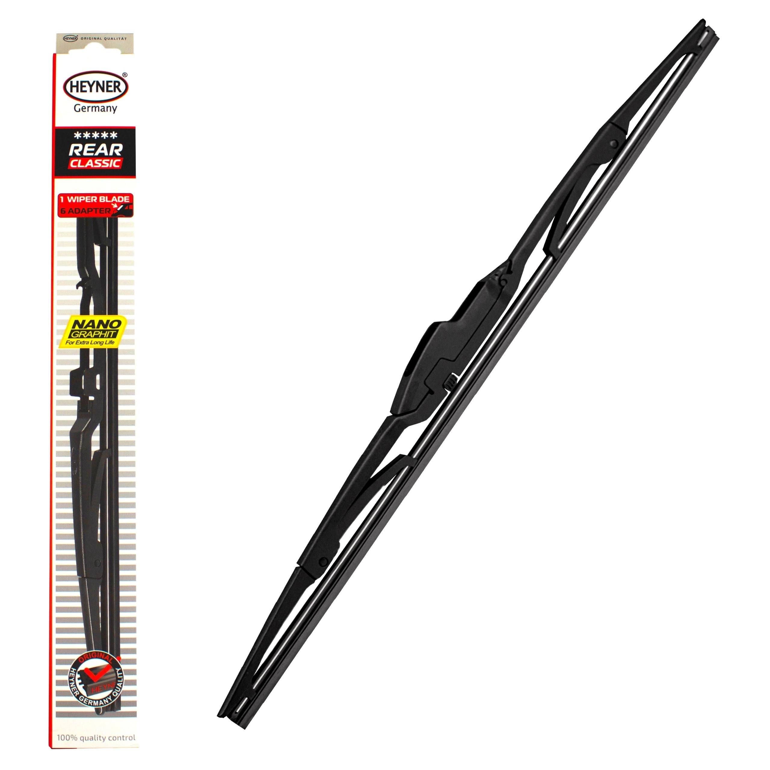 Heyner Germany Replacement Rear Classic Wiper blade 12" (300mm) Multifit HRC12