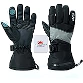 COFIT Ski Gloves for Men and Women, 3M Thinsulate C100 Insulated Winter Gloves Waterproof Windproof Touchscreen Snow Gloves for Skiing, Snowboarding, Hiking & Outdoor Work