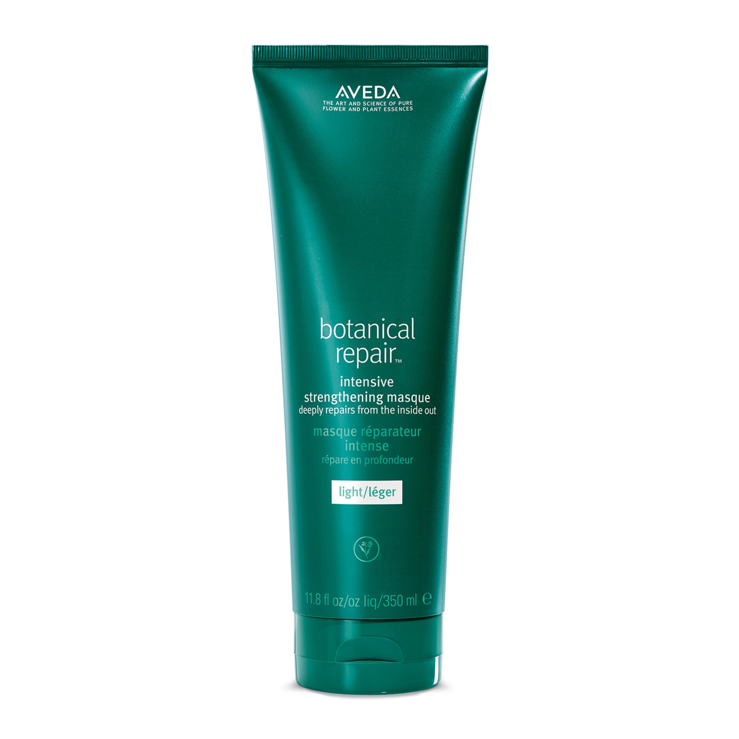 Aveda Botanical Repair Intensive Strengthening Masque Light | Bond-Building Hair Mask for Stronger Hair | Deep Conditioner | Detangles, Softens Fine to Medium Hair | 98% Naturally Derived*, 350ml