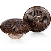 Pyle 6.5 Inch Marine Speakers - IP44 Waterproof and Weather Resistant Outdoor Audio Dual Stereo Sound System with 150 Watt Power, Low Profile Design and Camouflage Hunting Style - 1 Pair - PLMR60DK